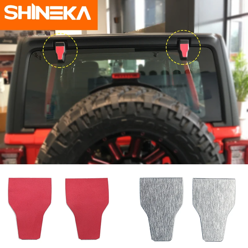 SHINEKA автомобильные наклейки для Jeep Wrangler jl Аксессуары Внешние задние петли на