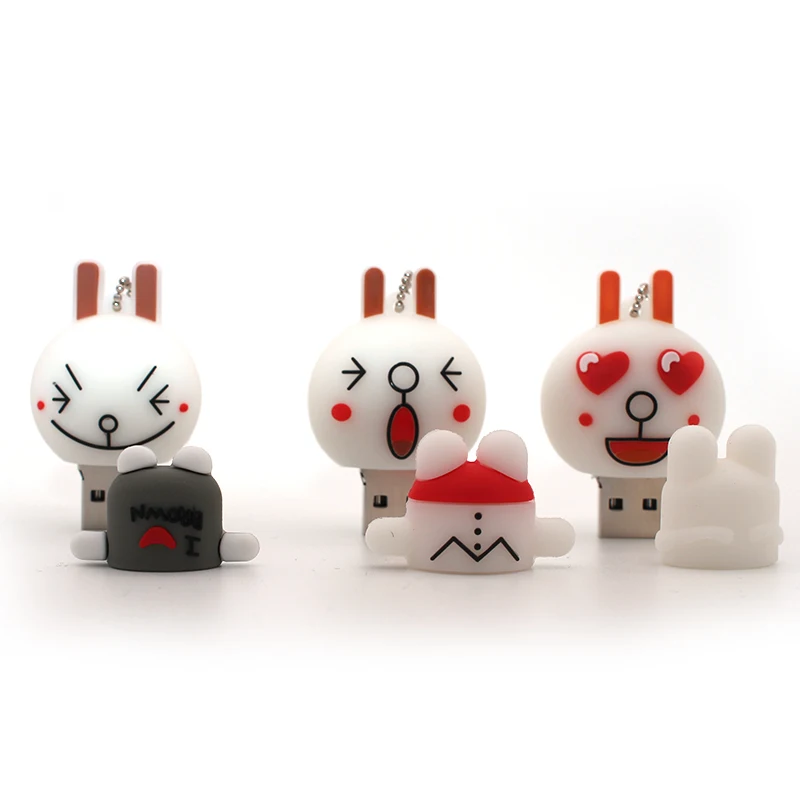 Usb флеш накопитель с милым Кроликом 32 ГБ 64 4 8 16 2 0|USB флэш-накопители| |