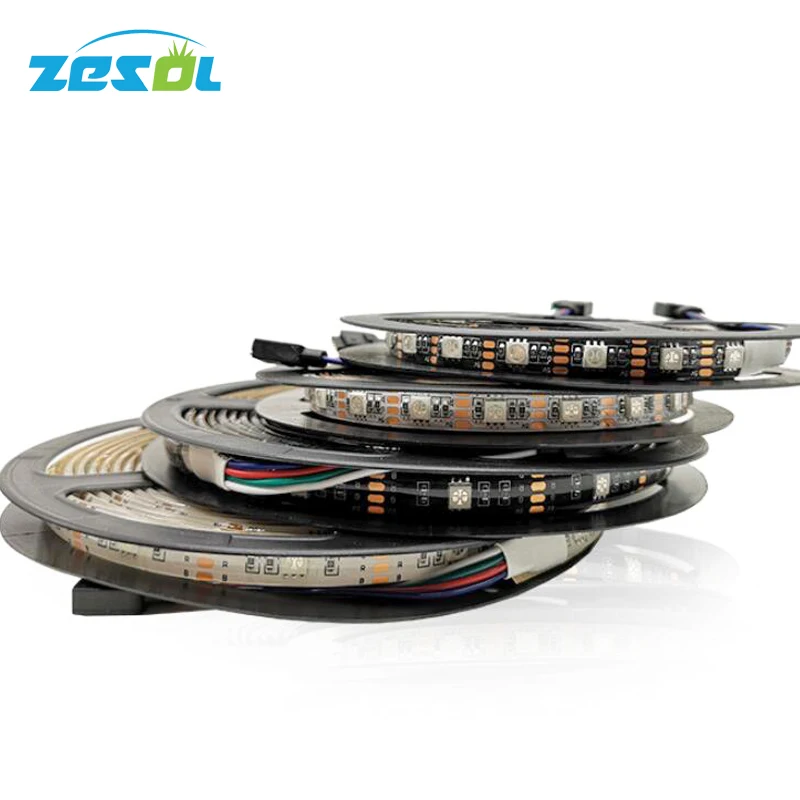 5 м Светодиодная гибкая лента 5050 DC12V 60 Led/M Водонепроницаемая RGB Белая теплая белая