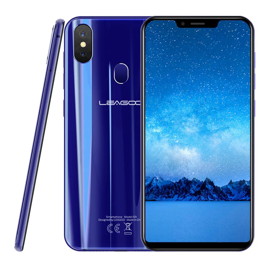 Leagoo S9 4G LTE u образный мобильный телефон Android 8 1 Восьмиядерный процессор MTK6750 5 85 "HD