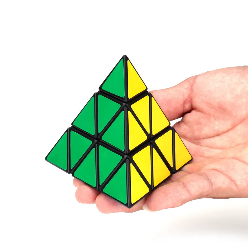

Triangle Pyramid 3 Stage Magic Cube Pyramid Magic Cube Puzzle Early Learning Educational Toys For Children Gift