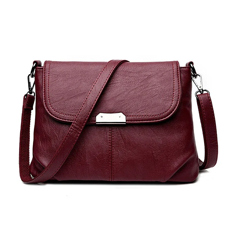 Kajie женские сумки Дизайнер Высокое качество из искусственной кожи роскошные сумки небольшой shell кошельки женские сумки известных брендов - Цвет: wine red