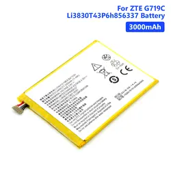 Натуральная литий-полимерная батарея для телефона 3000 mAh Батарея Li3830T43P6h856337 Перезаряжаемые батареи для zte лезвие X9 A711 с инструментами