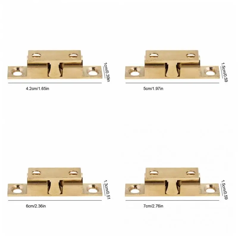 1 комплект 4 размера латунный шар Шкаф-гардероб дверь поймать инструмент для дверного замка набор легко открыть/закрыть дверная защёлка, шпингалет