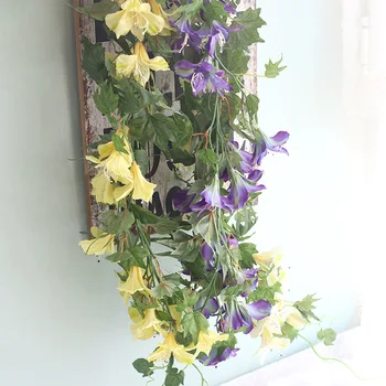 

Hotselling 3 colors beautiful high artificial azalea flower decorative fake flower rattans Morning glory