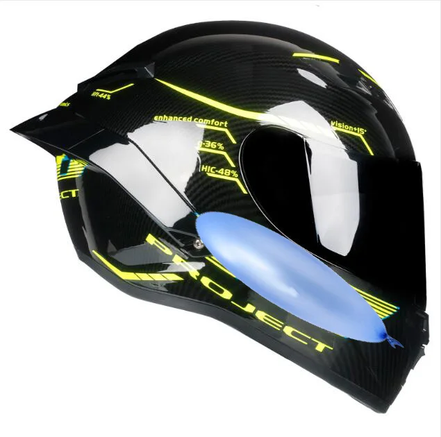 

Full Face Casco Capacete Racing Motorcycle Helmet Kask Downhill DOT ECE 22 approved 2D lock with Spoiler wing Motor Helmet on Al