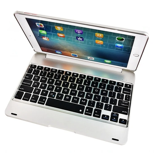 Slim ABS Wireless Bluetooth Case for iPad 6 iPad Air 2 Case Keyboard Kickstand Flip PC Cover for iPad Air 2 keyboard Cover       (16)