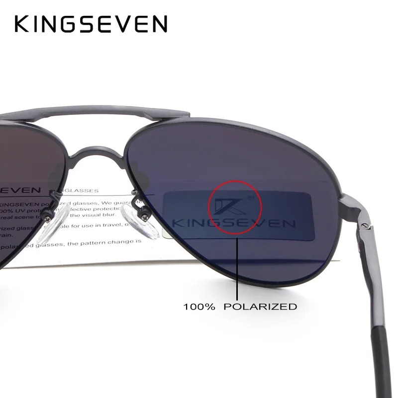 Брендовые поляризованные солнцезащитные очки KINGSEVEN мужские и женские унисекс с