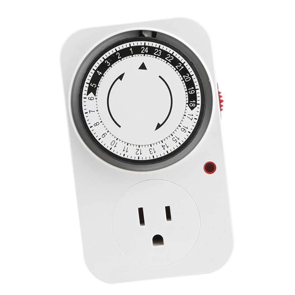plug in mechanical segment timer switch 24hour socket wall plate us standard wall socket electric timer 