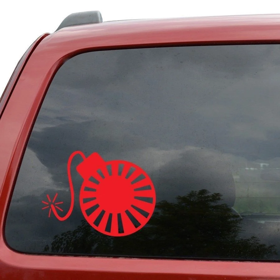 Mobil Styling Untuk Matahari Terbit Bom JDM Vinyl Decal Sticker