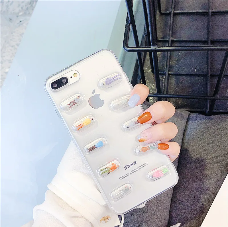 Ourdeals милый 3D капсульные таблетки чехол для телефона Huawei P10 P20 P30plus Nove3 3i 4 2s Mate10 20plus