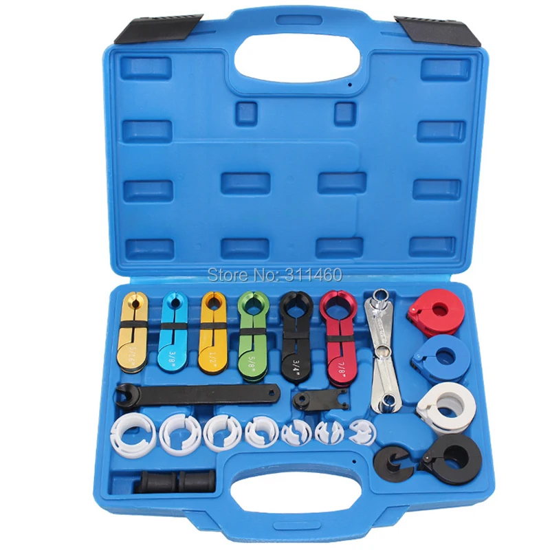 

22pc Fuel Oil Transmission A/C Line Disconnect Tool Set Kit Air Conditioning Automotive Repair Tool For BMW Mazda Mercedes Audi
