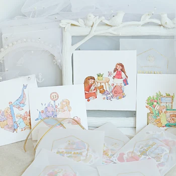 

6bags/LOT in the Mood for Love series Creative decoration DIY paper washi stickers