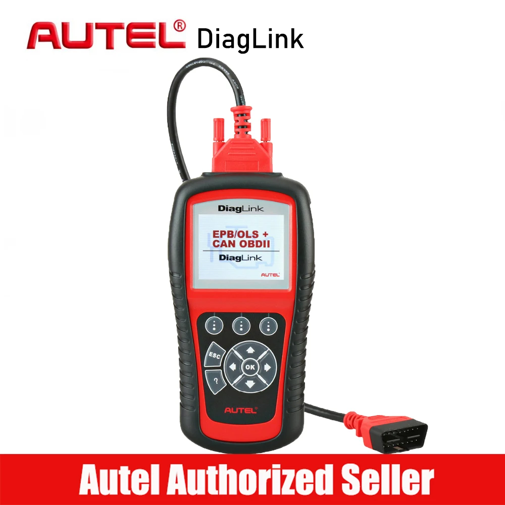 

Autel Diaglink OBD2 Auto Diagnostic Tool All System Scanner Car Code Reader with Oil Reset EPB ABS Maintenance Same as MD802