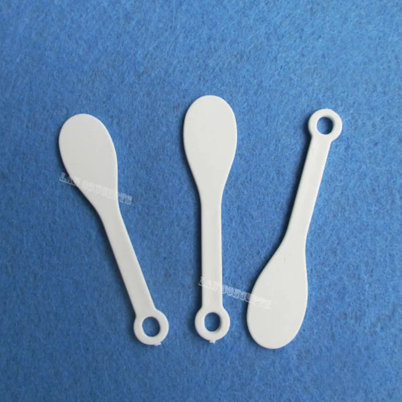 chocolate flat HDPE snack cake icecream hook spoon plastic scoops