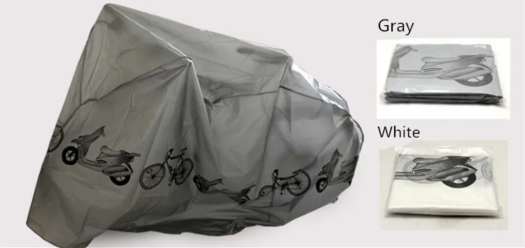 Велосипед пылезащитный чехол 210 см* 100 см скутер водонепроницаемый чехол от дождя Открытый велосипед аксессуары комплекты одежды Защита полиэстер