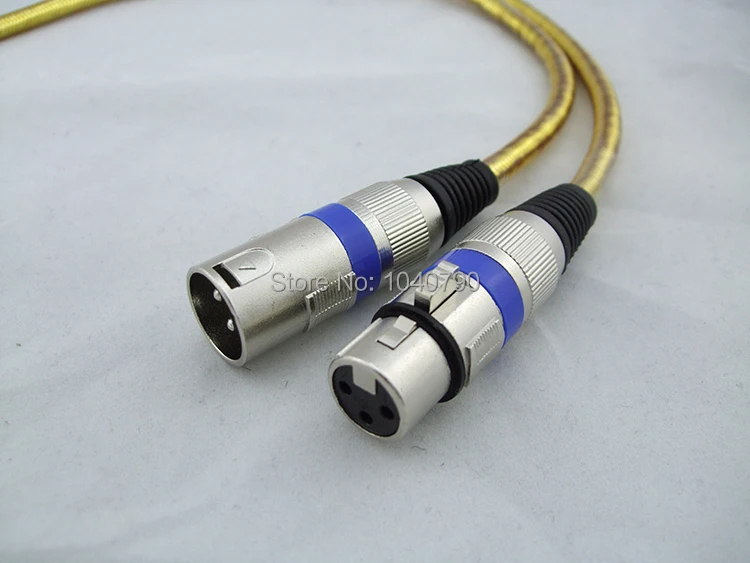 

XLR 3Pin yellow Mic Cable Cord Microphone Audio Male to Female Shielded  Tuning decca nong male female microphone line 5M 16ft