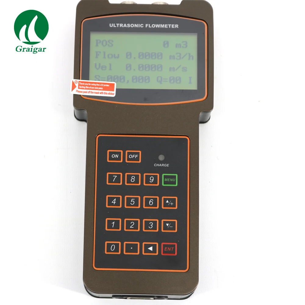 

Portable Ultrasonic Flow Meter Flowmeter TUF-2000H with TM-1 TS-2 Sensors Non-contacting Measuring
