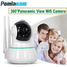 1080 P Беспроводной Wi-Fi IP Камера EC31 360 градусов панорамный вид домашней безопасности Камеры Скрытого видеонаблюдения 2 аудиоданных Видеоняни и Радионяни