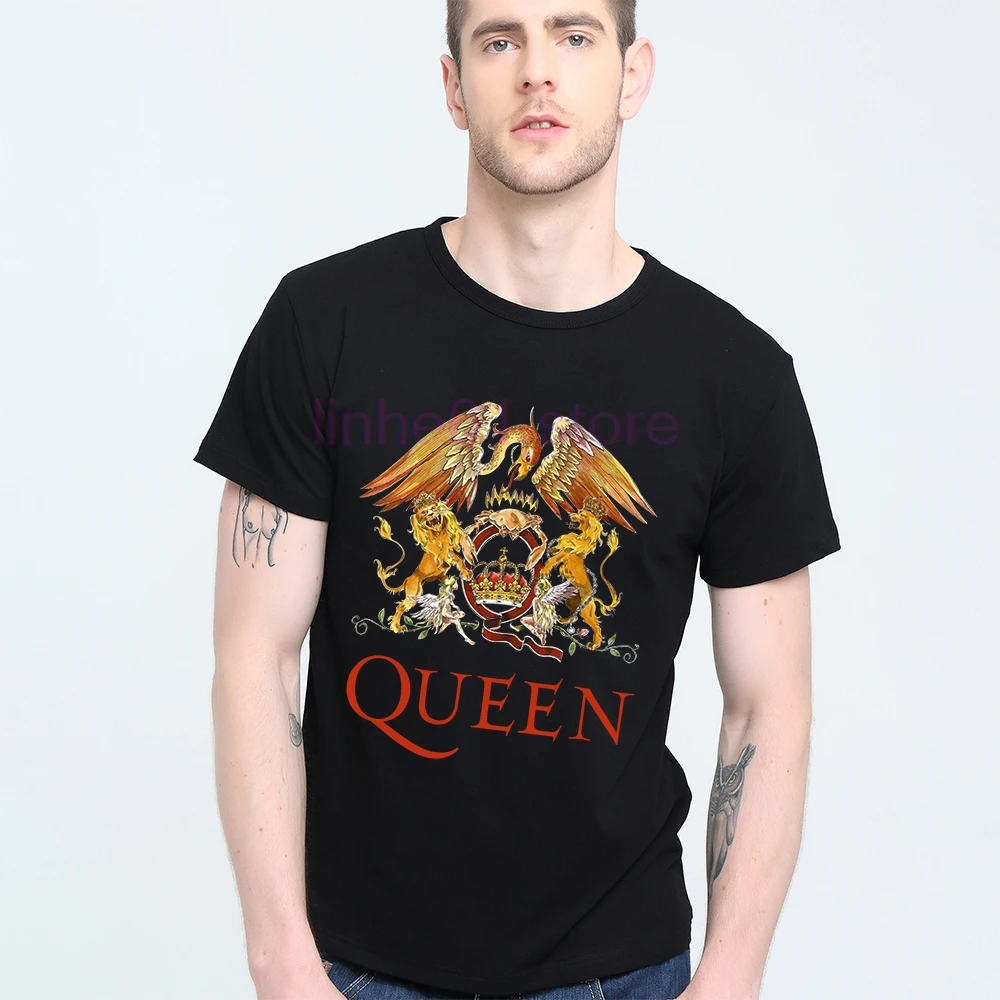 

Music rock top100 band queen t-shirt male short-sleeve new arrival Fashion Brand t shirt for men