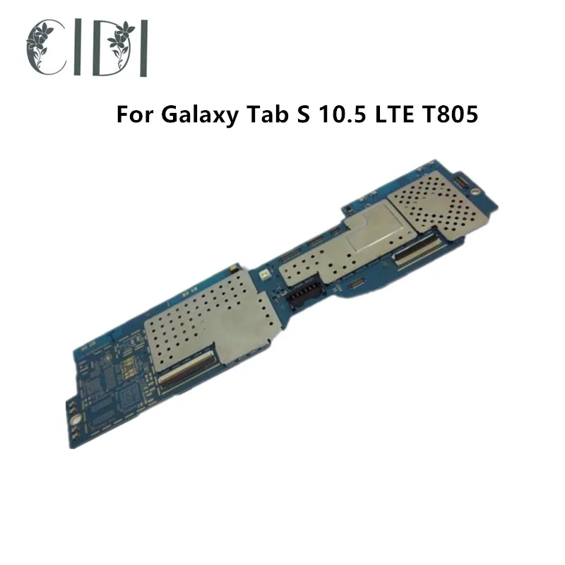 

CIDI Full Working Used Unlocked For Samsung Galaxy Tab S 10.5 LTE T805 Motherboard Logic Mother Circuit Board Plate