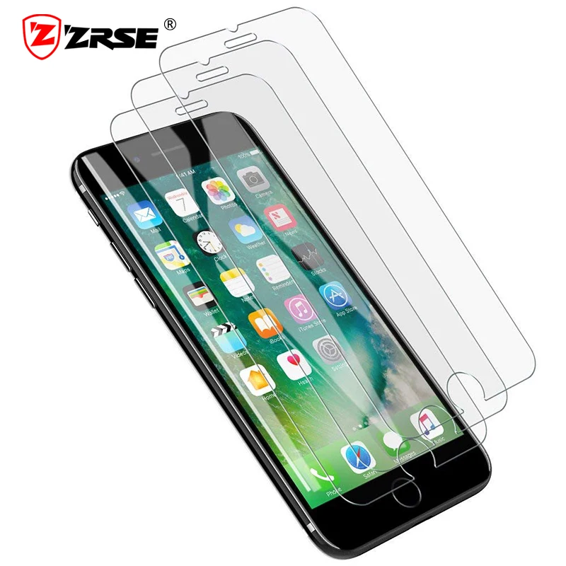 ZRSE 3 PACK Screen Protector For Iphone X Xr Xs Max Glass On on Protective | Мобильные телефоны и аксессуары
