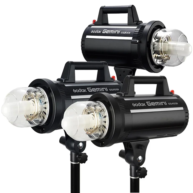 Студийный светильник Godox GS200II 200WS / GS300II 300WS GS400II 400WS 2 4G беспроводной стробоскоп для