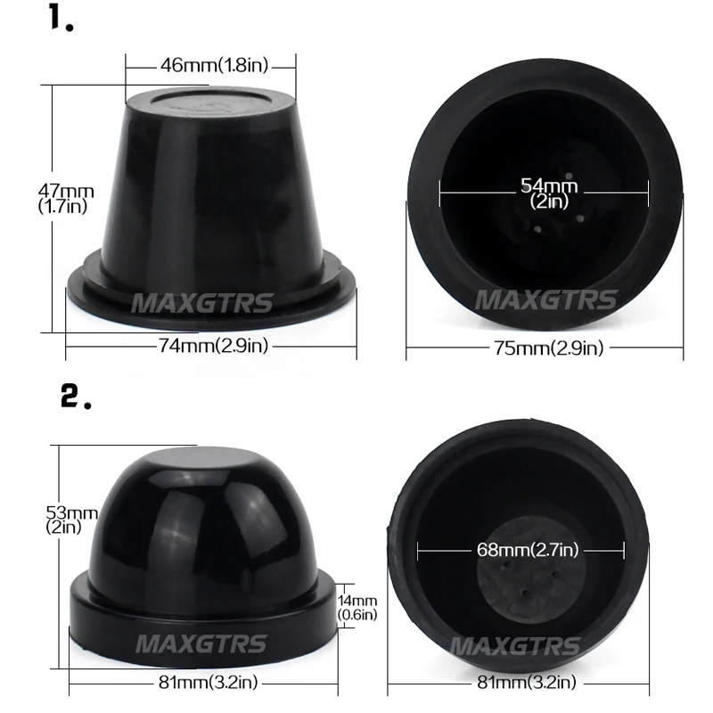 2x HID светодиодный автомобильный Пылезащитный Чехол резиновый водонепроницаемый пылезащитный уплотнительный налобный фонарь для автомобиля Аксессуары для стайлинга DIY Модифицированная работа