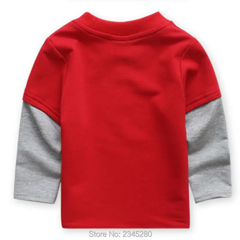 T-Shirts For Boys Girls Deer Animal Print Sweatshirt Clothes Childrens Sweaters Raglan Tops Teen Children Blouse Kids Tees Bobo06