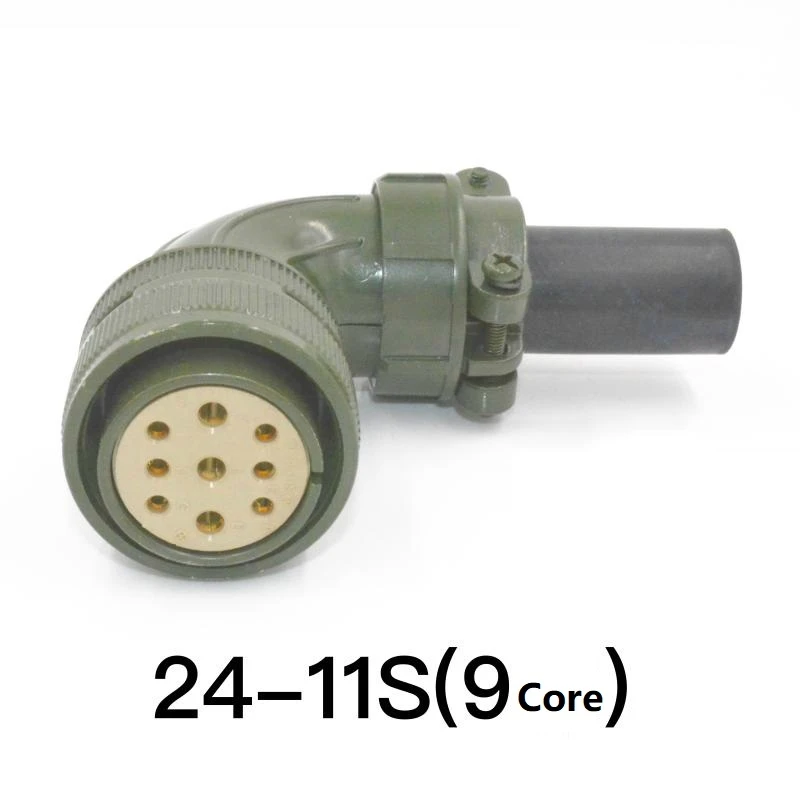 Авиационная вилка 9 ядер VW3M5131 MS3108B 24-11S 24-11P YDM30200247 серводвигателя для Yaskawa Mitsubishi