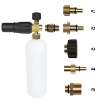 11 видов сопла высокого давления мыло пенообразователь опрыскиватель/пеногенератор/пена пистолет оружие/снег пена копье