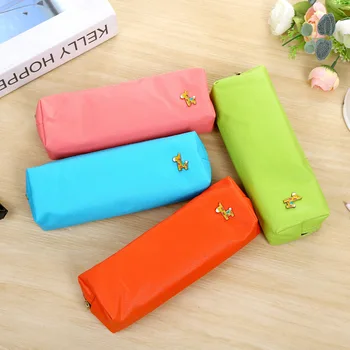 

GREENHOW Candy Color Horse Pencil Case Office Stationery Waterproof PU Leather Storage PencilCase for School Students Supp 0286