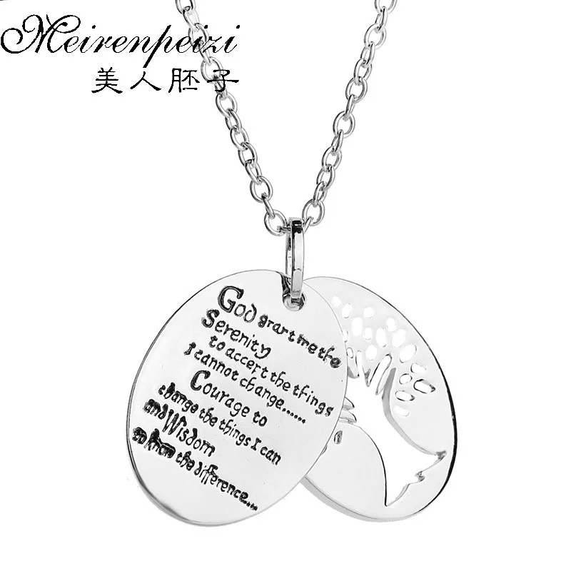 Ожерелье с кулоном в виде семейного дерева ручная работа|life of tree|pendant tree lifestamped