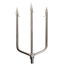 Нержавеющая сталь 3 зубец гарпун рыба копье вилка Рыбалка ледоколы дрель рыболовные принадлежности снасти инструмент рыба вилка