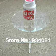 Eco-friend прозрачный Круглый акриловый одиночный подставки для пирога