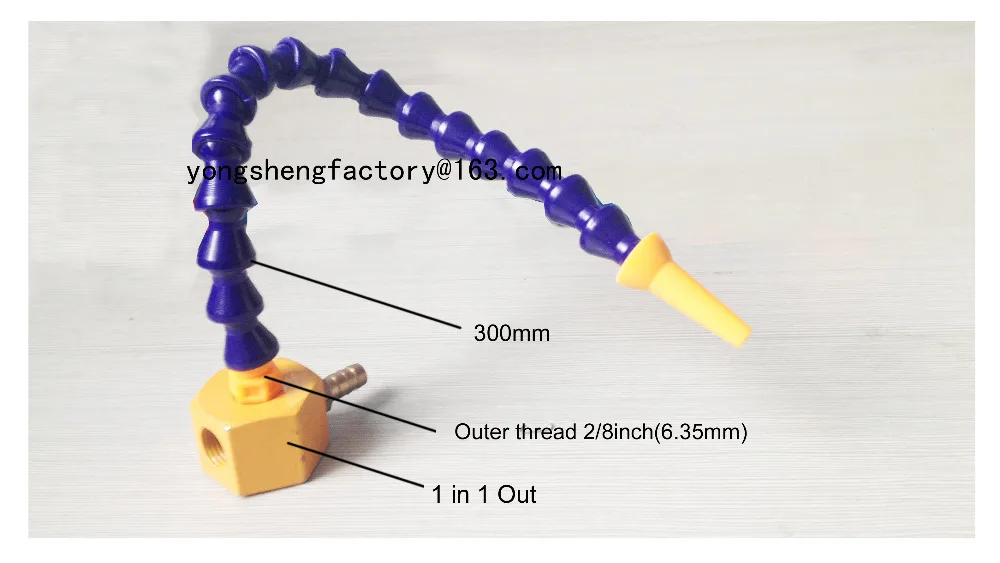 Шланг водяного хладагента распылитель масляного тумана охлаждающая смазка 2/" NPT с наружной резьбой магнитное основание гибкое для резки металла обработки
