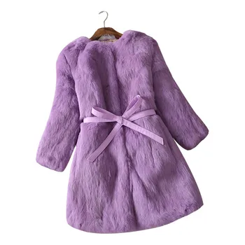 

New Women Faux Rex Rabbit Fur Midi Long fur Full Pelt Faux Fur Slim Female Fake Fur Lady Winter Warm Coat Party Jacket Coats 475