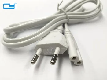 

1.5M hot sale 1Pcs Volex EU European 2-Prong Port AC Power Cord Cable For Mac Mini Router for apple TV PS2 PS3 Slim Power Cable