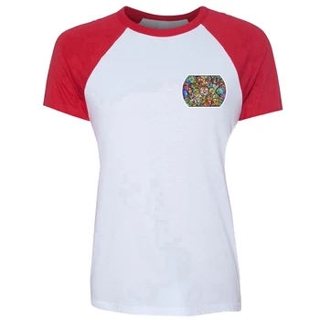 

Princess Star Stained Glass Anime T Shirt Women Raglan Short Sleeve Girls T-shirt Art Car Stickers EAT SLEEP JDM Red Car Tshirt