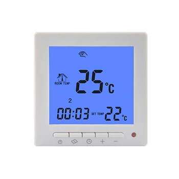 

HY02B07H Room LCD Display Thermostat Thermoregulator for Warm Under Floor Eletrical Water Heating System Temperature Controller