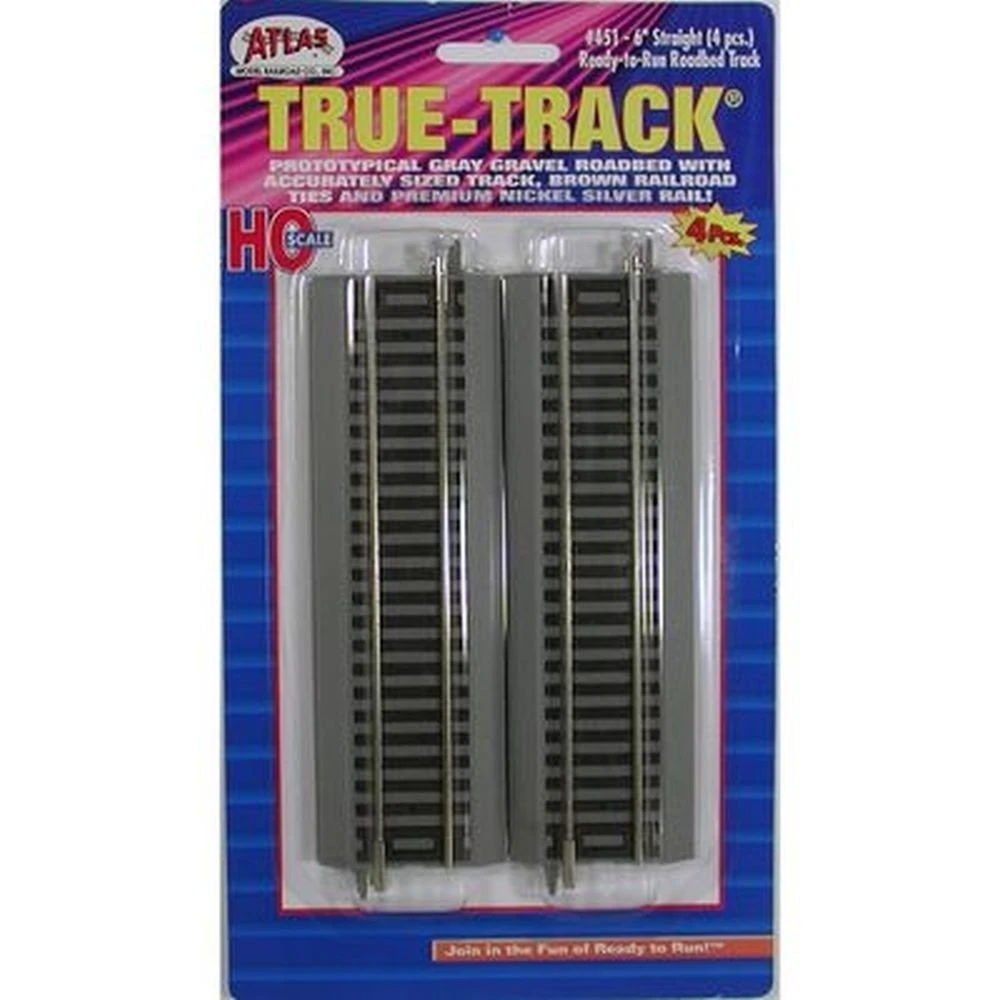 SP Whistle Stop ATM451 HO True-Track 6 in. Straight (1)