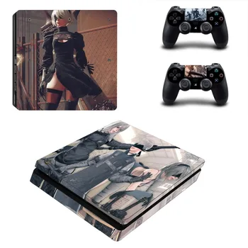 

Game NieR Automata PS4 Slim Skin Sticker For Sony PlayStation 4 Console and Controllers For Dualshock 4 PS4 Slim Skins Sticker