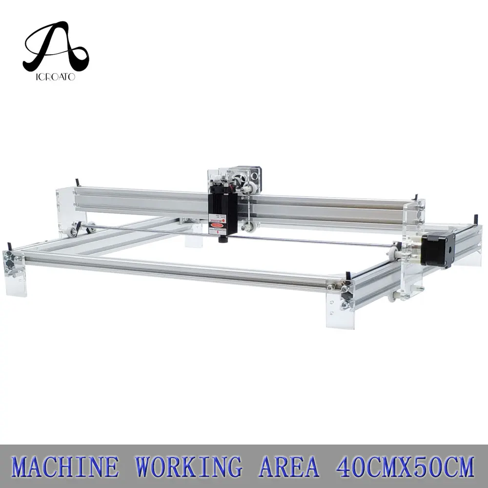 4050 лазерный принтер с ЧПУ, 500 МВт/1000 мВт/2500 мвт/5500 МВт/7000 МВт/10 Вт/15 Вт лазер для рабочего стола DIY Фиолетовый лазерный гравировальный станок
