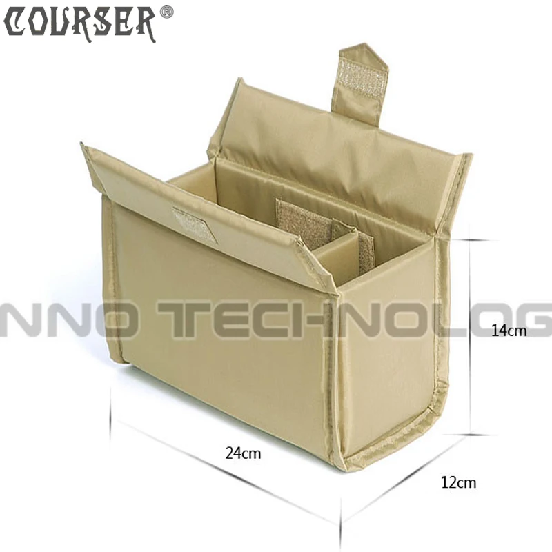

COURSER Folding Partition Padded Camera Bag 24*14*12cm Camera protection padded PACP7B34