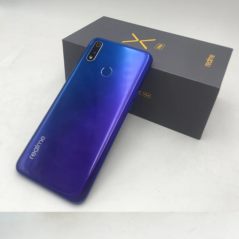 Oppo Realme x lite, 4G LTE, 6 ГБ, 128 ГБ, Восьмиядерный процессор Snapdragon 710, экран 6,3 дюйма, 4045 мАч, двойная задняя камера, сотовый телефон