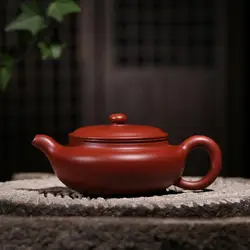 Руды Чжу грязь Dahongpao Большой Телевизор с антикварной чайник Исин Zisha 260cc Аутентичные Handmade чайник оптом