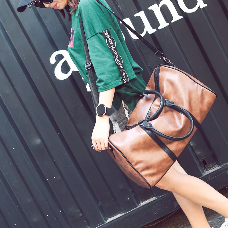 Gym Bag Leather Sports Bags Big Men Training Tas for Shoes Lady Fitness Yoga Travel Luggage Shoulder Sac De Sport01