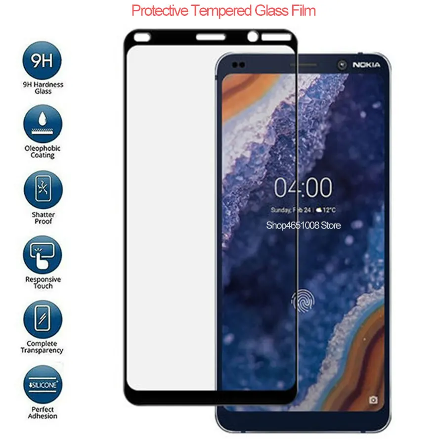 

Protective Glass On For Nokia 9 PureView Screen Protector Temepred Glass on nokia9 pure view Full Cover trempe verre pelicula 9H