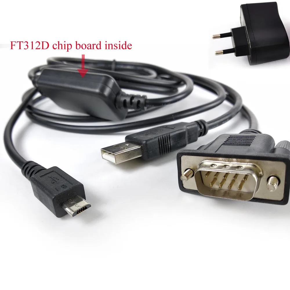 Apenas para Android Driver Livre Micro Usb para Rs232 Serial Adaptador Cabo Db9 Fêmea Masculina - Imagem 6