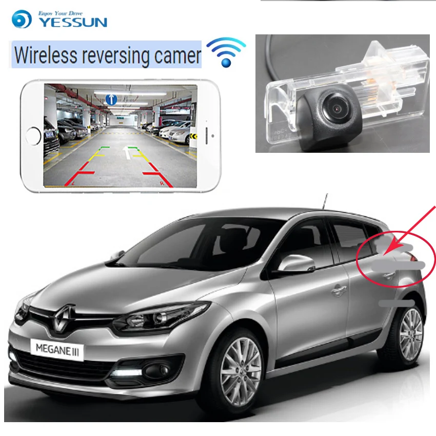 wireless Car Rear View Camera For Renault Megane 3 III 2008~2016 Parking Camera